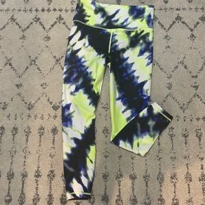 Athleta Tie dyed-workout leggings